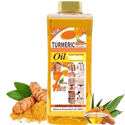Veet Gold Vitamin E Turmeric Body Oil for Skin, Soft 7 Turmeric Oil, Natural Moisturizing Nourishing for Face and Body, Vitamin E Body Oil for All Skin Types available in 200ml, 300ml, 500ml & 1000ml.