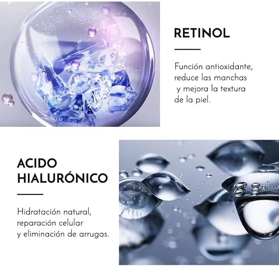 LIFTING Retinol Facial Serum 30ml, Retinol, Vitamin E and Hyaluronic Acid Face Serum for Hydration and Skin Care, Lightweight Anti-Aging Moisturizing Serum for Smooth, Firm and Healthy-Looking Skin  .