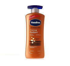Vaseline Intensive Care Cocoa Radiant Body Lotion 725ml with Pure Cocoa Butter and Vaseline Jelly, Non Greasy Daily Moisturizer for Dry Skin, Deep Nourishment, Long Lasting Hydration & Natural Health.