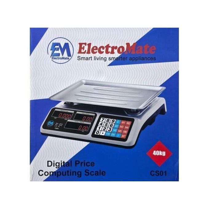 ElectroMate CS01 40kg armless digital weighing scale machine
