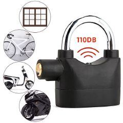 maze hardened alarm padlock