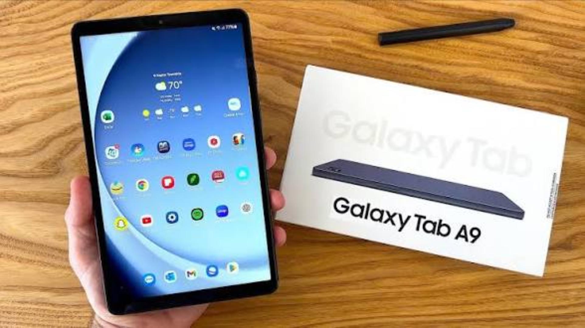 LIMITED TIME OFFER!! SAMSUNG GALAXY TAB A9 64GB STORAGE 4GB RAM 5,100MAH BATTERY 15W FAST CHARGE 8.7-INCH DISPLAY ANDROID 14(UPGRADABLE) 2 YEARS WARRANT/WITH SIMCARD / 8MP ULTRACLEAR CAMERA