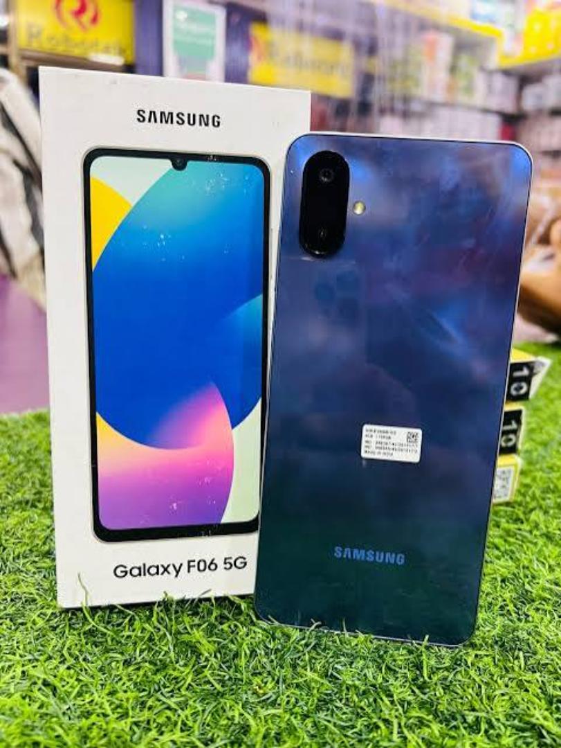 LIMITED TIME OFFER!! SAMSUNG GALAXY F06 128GB STORAGE 4GB RAM 5000MAH BATTERY 25W TYPE -C FAST CHARGE 50MP ULTRACLEAR CAMERA 6.7-INCH DISPLAY / DUAL SIMCARD / ANDROID 15 (UPGRADABLE) 2 YEARS WARRANT