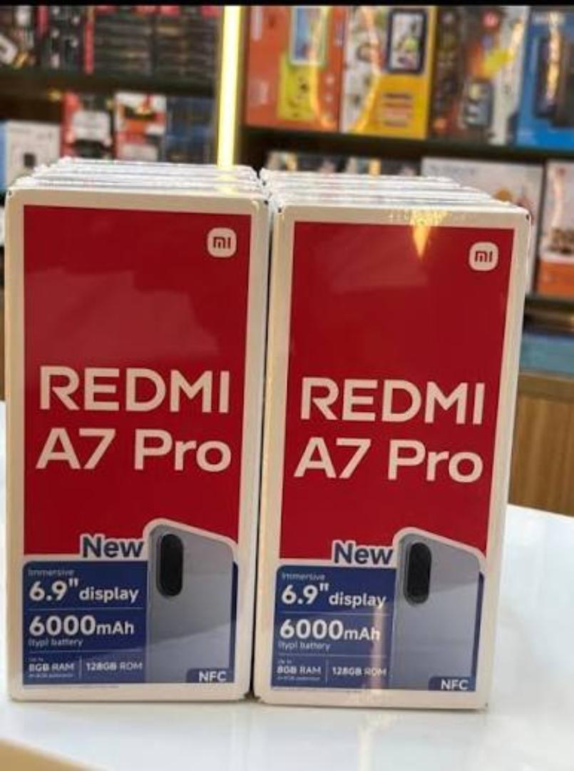 LIMITED TIME OFFER!! XIAOMI REDMI A7PRO 64GB STORAGE 4GB RAM 6000MAH BATTERY 15W TYPE-C FAST CHARGE 6.9-INCH DISPLAY 13MP ULTRACLEAR CAMERA/ ANDROID 15 DUAL SIMCARD 2 YEARS WARRANT SIDE FINGERPRINT