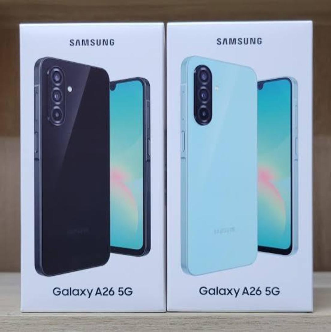 LIMITED TIME OFFER!!SAMSUNG GALAXY A26 5G 256GB STORAGE 8GB RAM 5000MAH BATTERY 25W TYPE -C FAST CHARGE 50MP ULTRACLEAR CAMERA 6.7-INCH DISPLAY / DUAL SIMCARD / ANDROID 15 (UPGRADABLE) 2 YEARS WARRANT