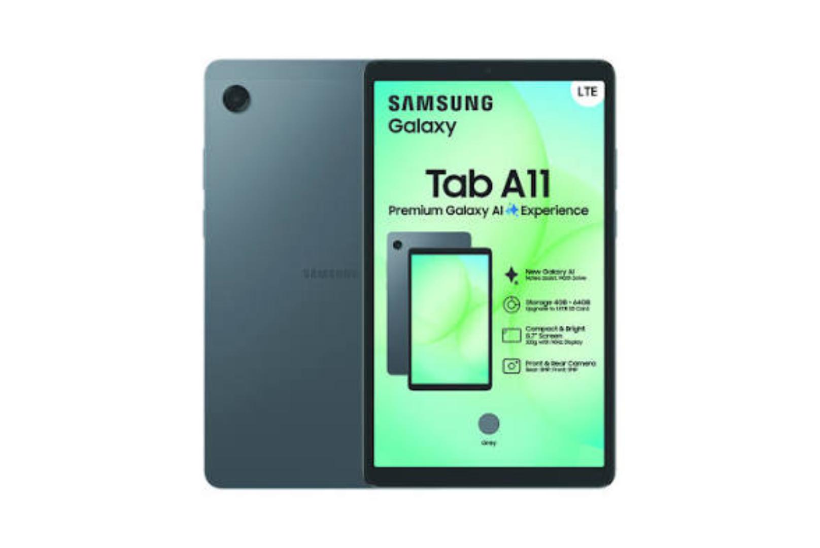 LIMITED TIME OFFER!! SAMSUNG GALAXY TAB A11 128GB STORAGE 8GB RAM 5,100MAH BATTERY 15W TYPE-C FAST CHARGE ANDROID 15 (UPGRADABLE) 8.7-INCH DISPLAY 2YEARS WARRANT 8MP ULTRACLEAR CAMERA / DOLBY ATMOS
