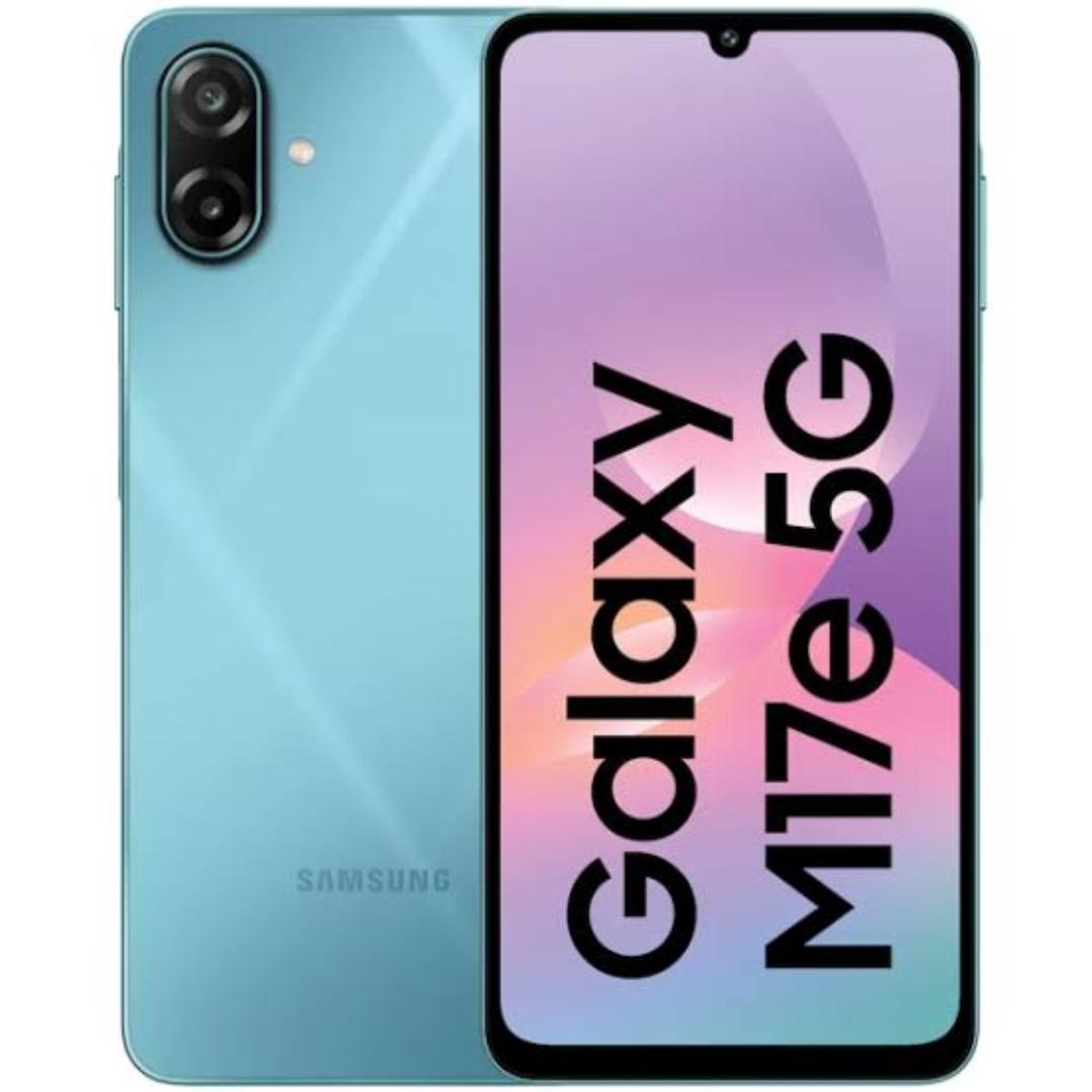 LIMITED TIME OFFER!! SAMSUNG GALAXY M17e 128GB STORAGE 4GB RAM 6000MAH BATTERY 25W TYPE -C FAST CHARGE 50MP ULTRACLEAR CAMERA 6.7-INCH DISPLAY / DUAL SIMCARD / ANDROID 15 (UPGRADABLE) 2 YEARS WARRANT