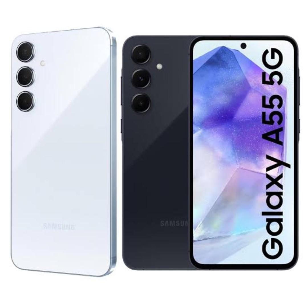 LIMITED TIME OFFER!!SAMSUNG GALAXY A55 5G 256GB STORAGE 8GB RAM 5000MAH BATTERY 25W TYPE -C FAST CHARGE 50MP ULTRACLEAR CAMERA 6.6-INCH DISPLAY / DUAL SIMCARD / ANDROID 15 (UPGRADABLE) 2 YEARS WARRANT
