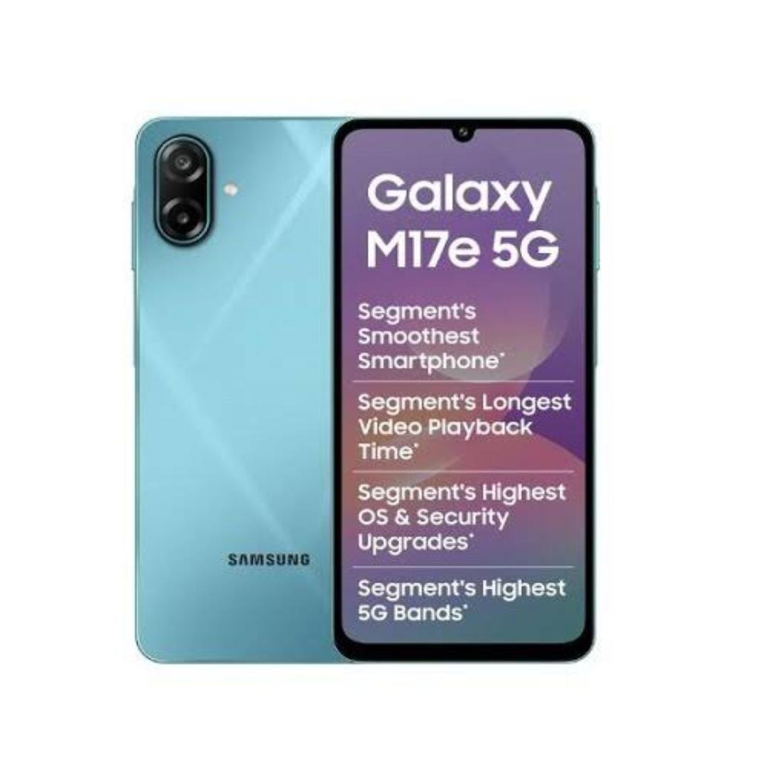 LIMITED TIME OFFER!! SAMSUNG GALAXY M17e 128GB STORAGE 4GB RAM 6000MAH BATTERY 25W TYPE -C FAST CHARGE 50MP ULTRACLEAR CAMERA 6.7-INCH DISPLAY / DUAL SIMCARD / ANDROID 15 (UPGRADABLE) 2 YEARS WARRANT