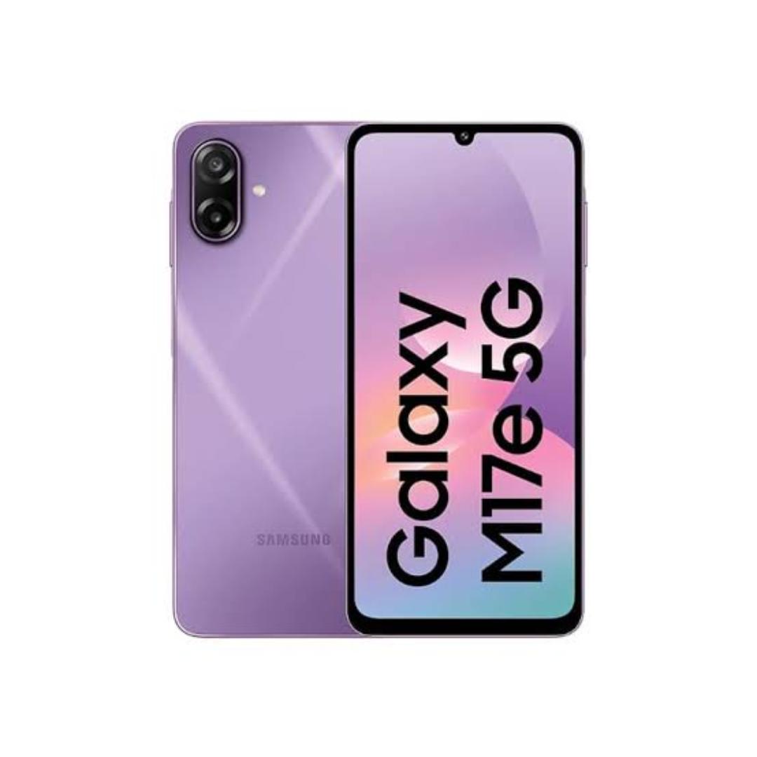 LIMITED TIME OFFER!! SAMSUNG GALAXY M17e 128GB STORAGE 4GB RAM 6000MAH BATTERY 25W TYPE -C FAST CHARGE 50MP ULTRACLEAR CAMERA 6.7-INCH DISPLAY / DUAL SIMCARD / ANDROID 15 (UPGRADABLE) 2 YEARS WARRANT