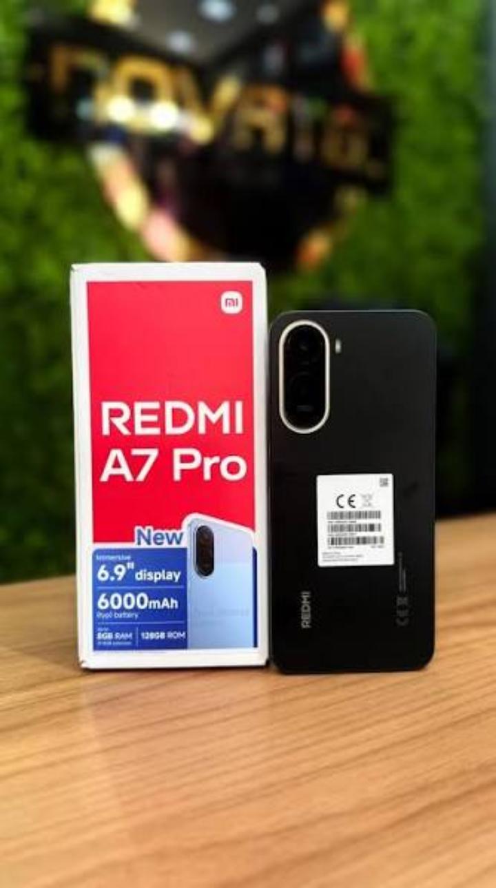 LIMITED TIME OFFER!! XIAOMI REDMI A7PRO 64GB STORAGE 4GB RAM 6000MAH BATTERY 15W TYPE-C FAST CHARGE 6.9-INCH DISPLAY 13MP ULTRACLEAR CAMERA/ ANDROID 15 DUAL SIMCARD 2 YEARS WARRANT SIDE FINGERPRINT