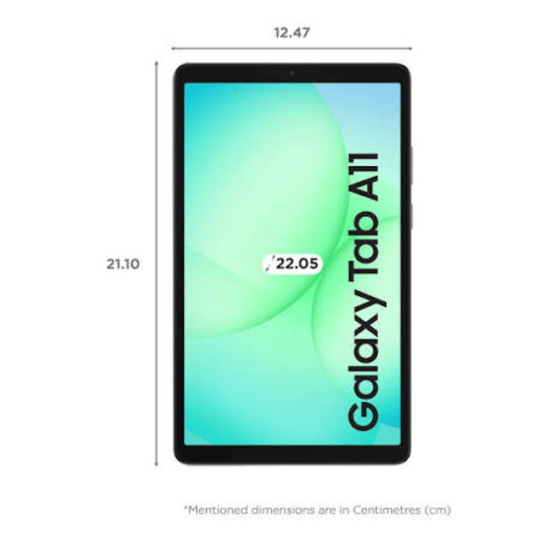 LIMITED TIME OFFER!! SAMSUNG GALAXY TAB A11 128GB STORAGE 8GB RAM 5,100MAH BATTERY 15W TYPE-C FAST CHARGE ANDROID 15 (UPGRADABLE) 8.7-INCH DISPLAY 2YEARS WARRANT 8MP ULTRACLEAR CAMERA / DOLBY ATMOS