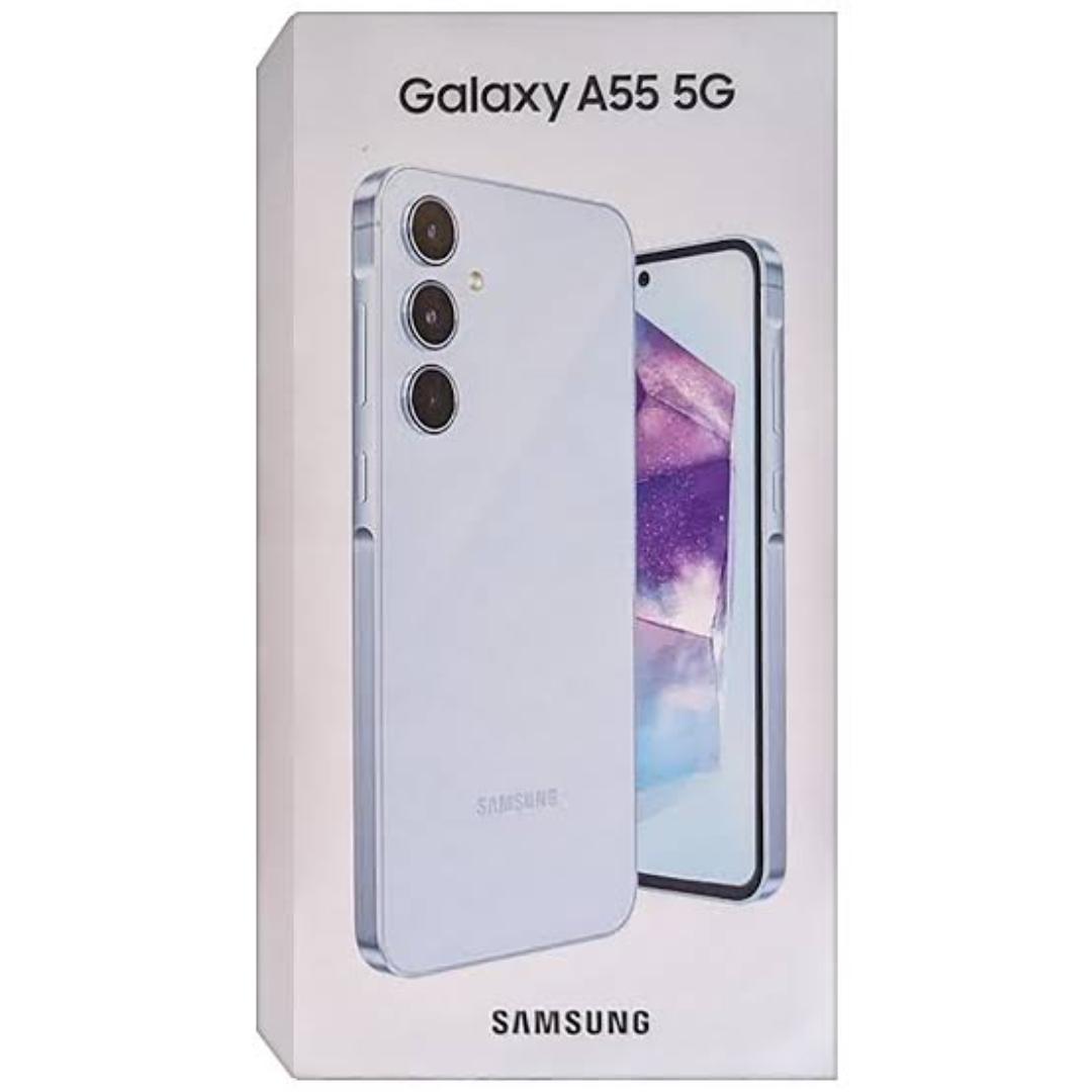 LIMITED TIME OFFER!!SAMSUNG GALAXY A55 5G 256GB STORAGE 8GB RAM 5000MAH BATTERY 25W TYPE -C FAST CHARGE 50MP ULTRACLEAR CAMERA 6.6-INCH DISPLAY / DUAL SIMCARD / ANDROID 15 (UPGRADABLE) 2 YEARS WARRANT