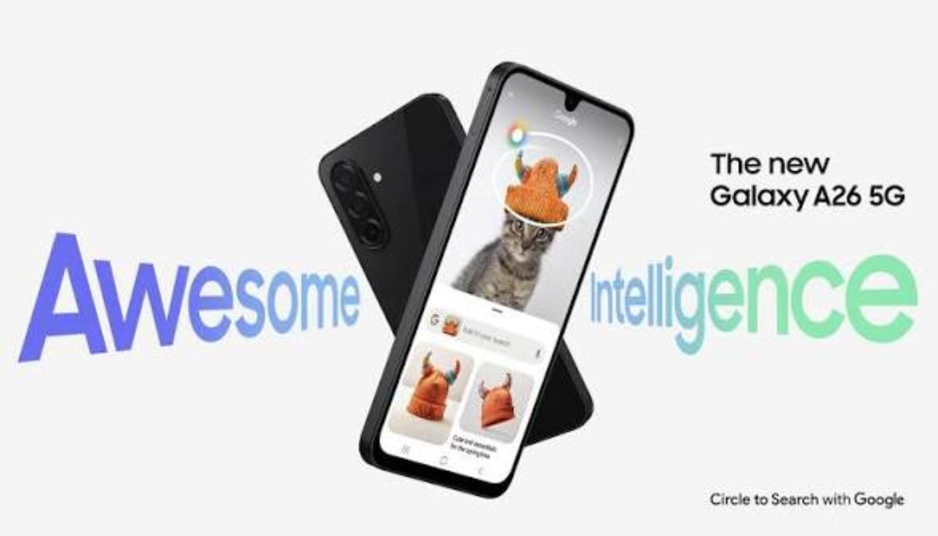 LIMITED TIME OFFER!!SAMSUNG GALAXY A26 5G 256GB STORAGE 8GB RAM 5000MAH BATTERY 25W TYPE -C FAST CHARGE 50MP ULTRACLEAR CAMERA 6.7-INCH DISPLAY / DUAL SIMCARD / ANDROID 15 (UPGRADABLE) 2 YEARS WARRANT
