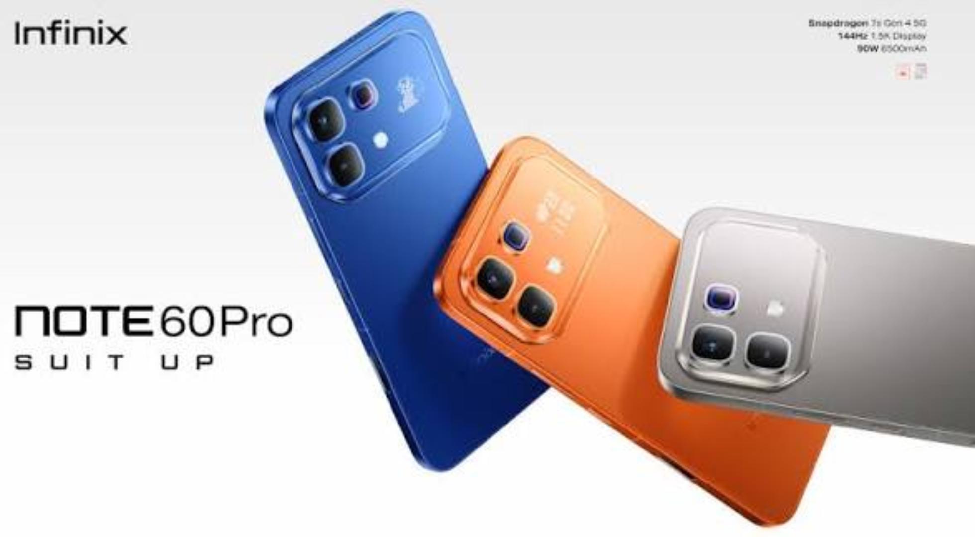 LIMITED TIME OFFER!! INFINIX NOTE 60 PRO 256GB STORAGE 8GB RAM 6500MAH BATTERY 90W TYPE-C FAST CHARGE 6.78-INCH DISPLAY 50MP ULTRACLEAR CAMERA/ ANDROID 16 DUAL SIMCARD 24MONTHS WARRANT/DISPLAY SENSOR