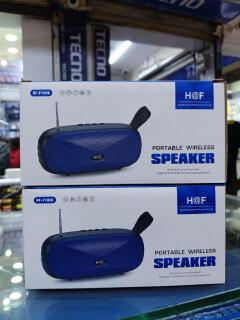 LIMITED TIME OFFER!! H@F PORTABLE WIRELESS BLUETOOTH SPEAKER, WIRELESS FM, MEMORY CARD SLOT, TYPE-C & MICRO CHARGE PORT, UPTO 6HRS ACTIVE, 10M DISTANCE