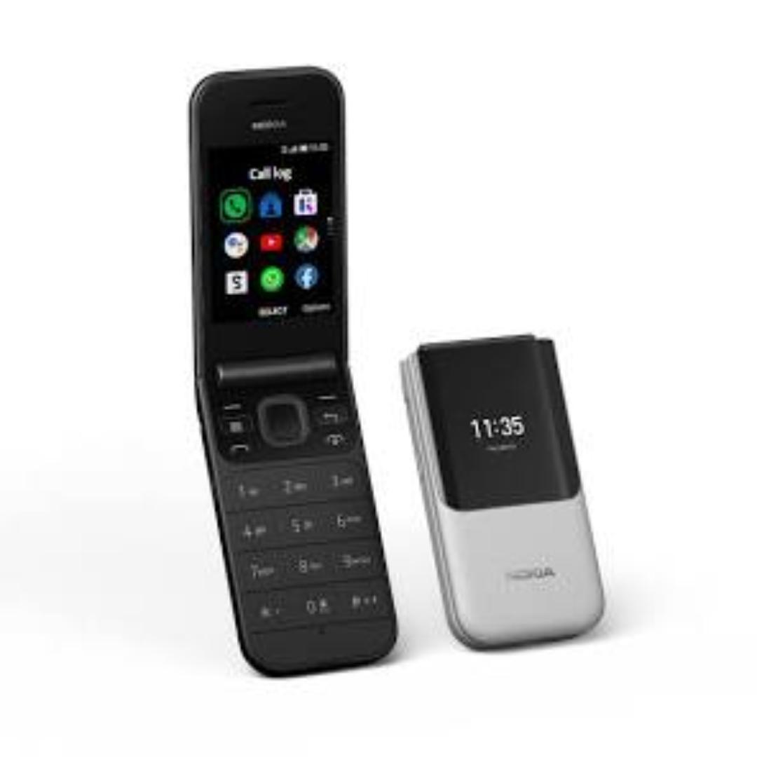 LIMITED TIME OFFER!! NOKIA 2720 FLIP 4G, DUAL SIMCARD, 1500MAH BATTERY, BIG DISPLAY, TACTICLE BUTTONS EASYTO DUAL, 1000SMS , LARGE PHONE BOOK, 12MONTHS WARRANTY
