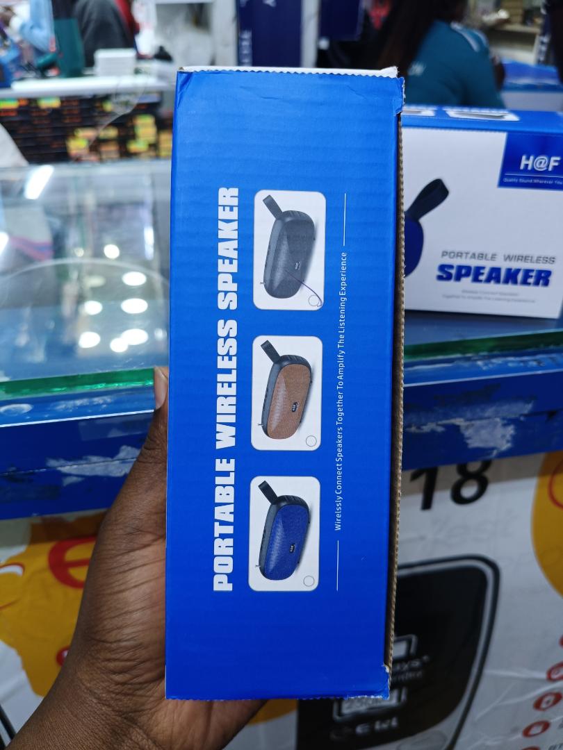 LIMITED TIME OFFER!! H@F PORTABLE WIRELESS BLUETOOTH SPEAKER, WIRELESS FM, MEMORY CARD SLOT, TYPE-C & MICRO CHARGE PORT, UPTO 6HRS ACTIVE, 10M DISTANCE