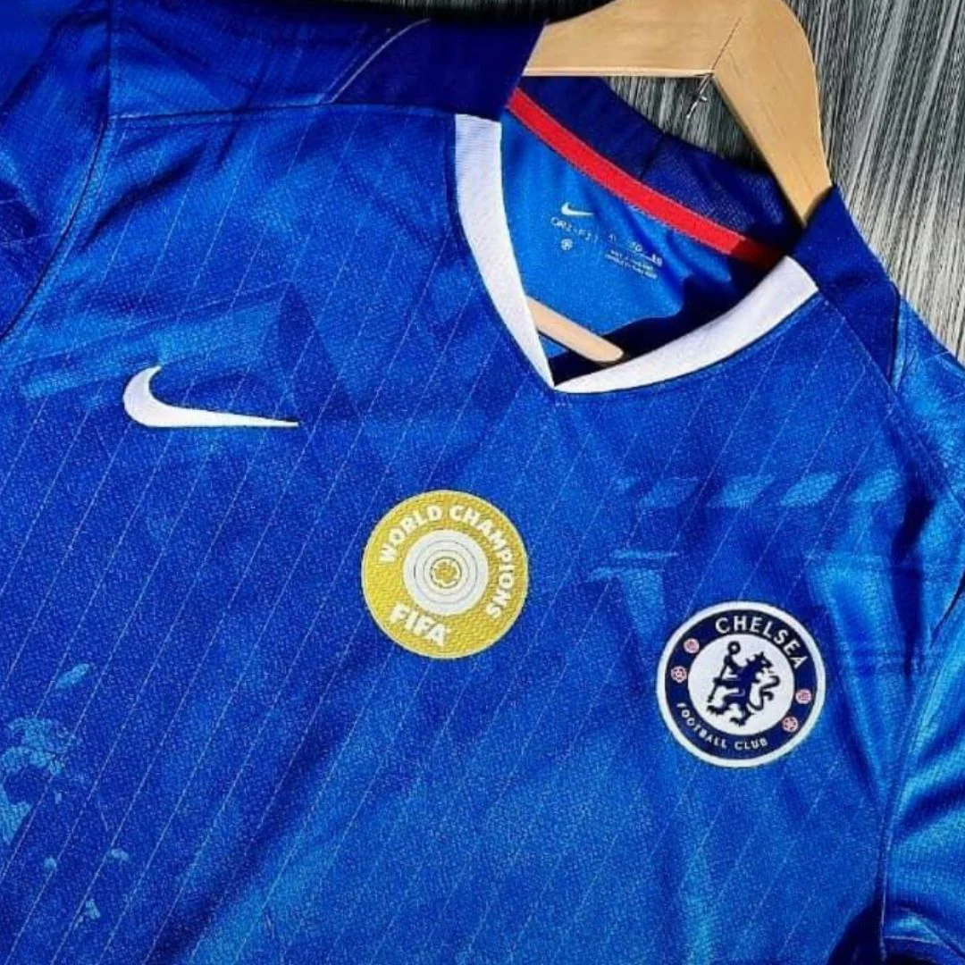 2025-2026 Chelsea Home Kit-Kid's Football Jersey Kit - Breathable Short Sleeve Soccer Jersey&Matching Shorts Set For Boys&Girls.