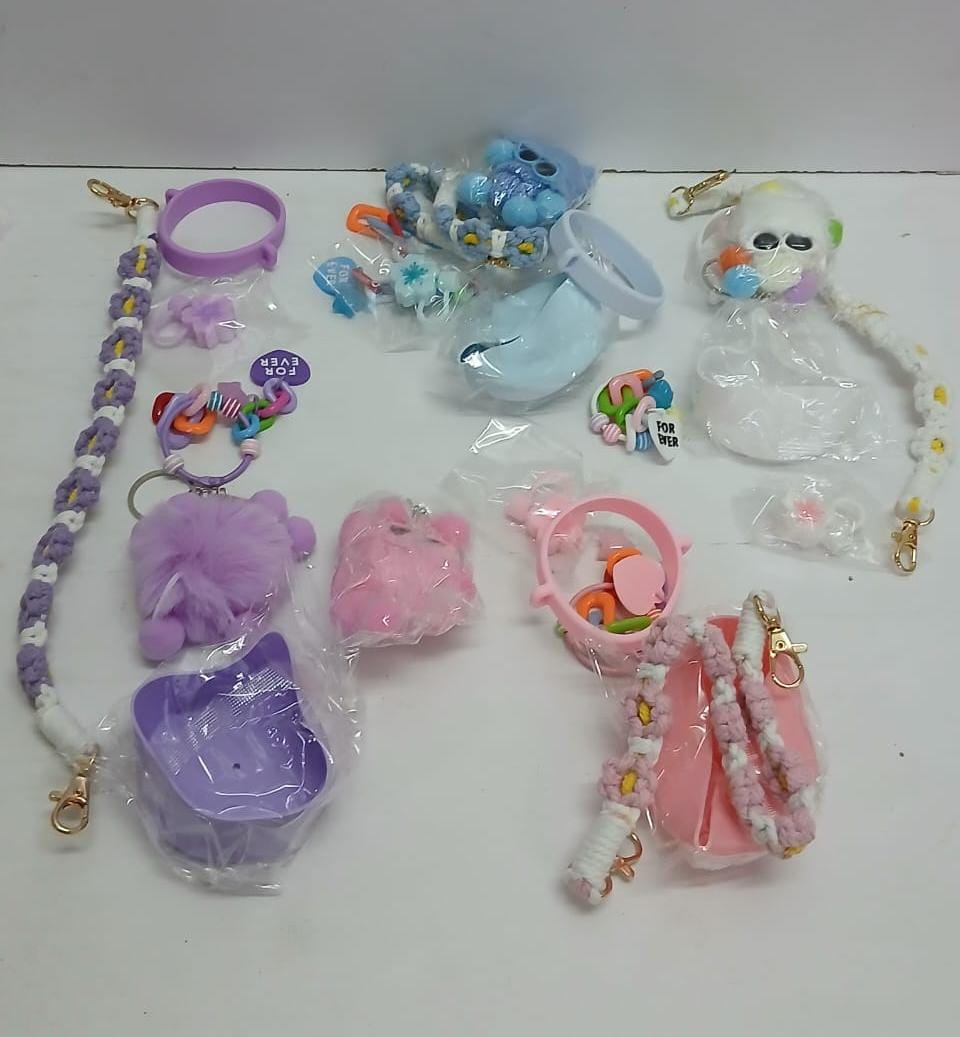 5 in 1 Decorative Stanley mug accessories 
✔️Pink
✔️Purple
✔️Blue
✔️White