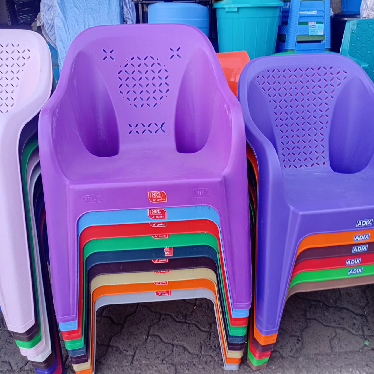 Heavy-Duty Skyplast Plastic Chairs are strong, durable seating chairs made from high-quality industrial-grade plastic, designed for long-lasting use in both home and commercial environments.
These cha