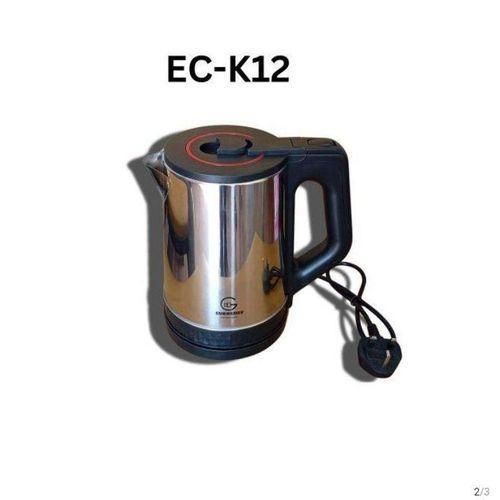 EUROCHEF EC-K12 2.0L STAINLESS STEEL CORDLESS ELECTRIC KETTLE – 1500W FAST BOILING WATER KETTLE WITH AUTO SHUT-OFF & 360° ROTATING BASE + FREE FRIDGE GUARD