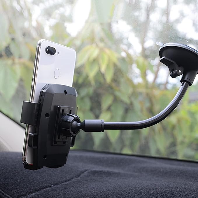 Original quality Car Phone Holder Mount, Heavy Duty Windshield Phone Mount for Car, 360-Degree Rotative Dash Mount Phone Holder, Non-Shaking for Car Dashboard Mount Sucker Car Phone Holder Mount Stand