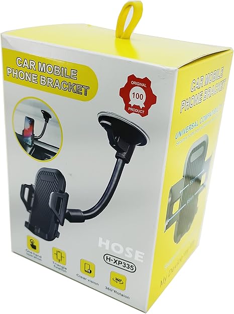 Original quality Car Phone Holder Mount, Heavy Duty Windshield Phone Mount for Car, 360-Degree Rotative Dash Mount Phone Holder, Non-Shaking for Car Dashboard Mount Sucker Car Phone Holder Mount Stand