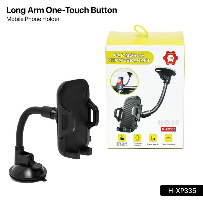 Original quality Car Phone Holder Mount, Heavy Duty Windshield Phone Mount for Car, 360-Degree Rotative Dash Mount Phone Holder, Non-Shaking for Car Dashboard Mount Sucker Car Phone Holder Mount Stand