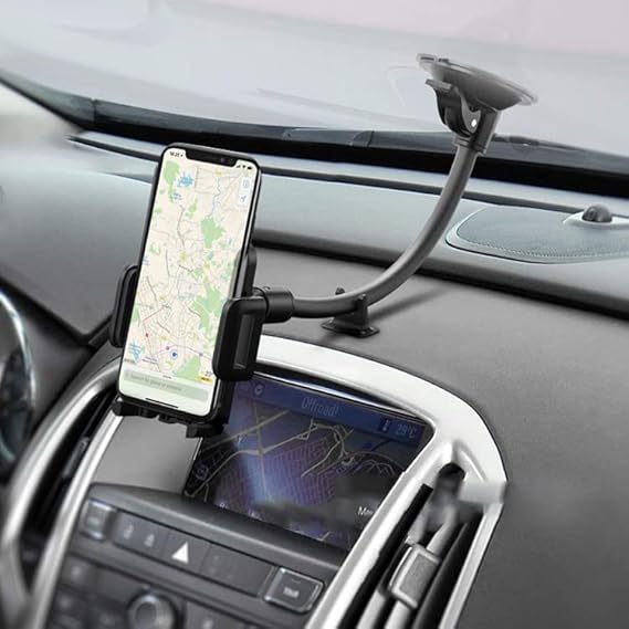 Original quality Car Phone Holder Mount, Heavy Duty Windshield Phone Mount for Car, 360-Degree Rotative Dash Mount Phone Holder, Non-Shaking for Car Dashboard Mount Sucker Car Phone Holder Mount Stand