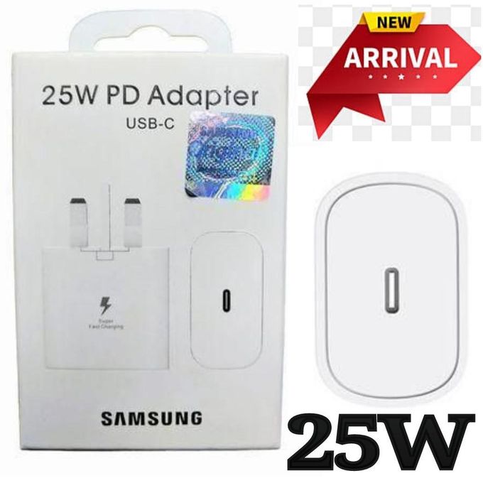 Samsung Super Fast Charging PD Adapter USB-C Wall Charger 25W 35W 45W 65W Power Adapter with Power Delivery Technology for Galaxy Smartphones, Tablets, Laptops, Earbuds and USB-C Compatible Devices  .