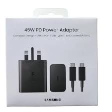 Samsung Super Fast Charging PD Adapter USB-C Wall Charger 25W 35W 45W 65W Power Adapter with Power Delivery Technology for Galaxy Smartphones, Tablets, Laptops, Earbuds and USB-C Compatible Devices  .