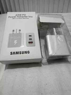 Samsung Super Fast Charging PD Adapter USB-C Wall Charger 25W 35W 45W 65W Power Adapter with Power Delivery Technology for Galaxy Smartphones, Tablets, Laptops, Earbuds and USB-C Compatible Devices  .