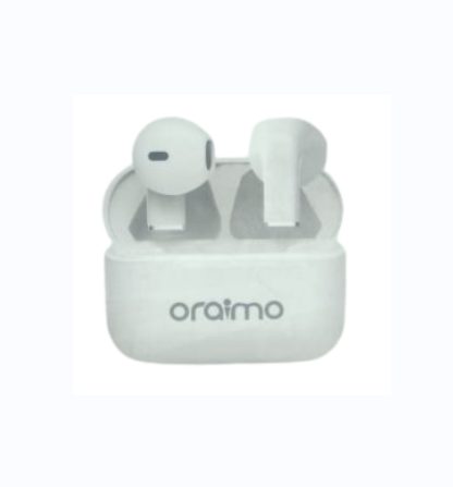 Oraimo Mini 5S Wireless Bluetooth Earbuds with Charging Case HD Sound Quality Pure Bass Audio Hands-Free Calling Voice Control Multi-Point Connection True Wireless Earphones for Android and iPhone   .