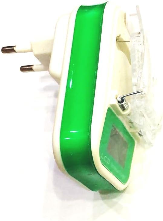 Universal LCD USB Battery Charger with Digital Display Adjustable Charging Clip Portable Rechargeable Battery Charger for Mobile Phone Batteries Camera Batteries and More with LCD Display for battery.