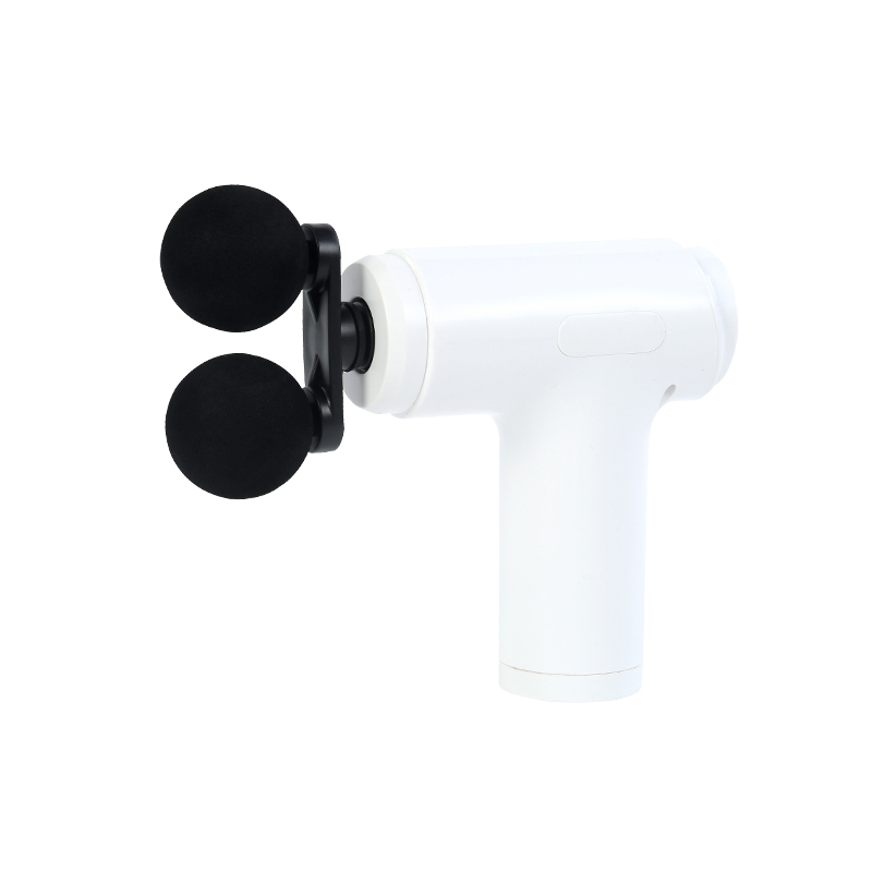 Portable Massage Gun Deep Tissue Muscle Massager with 4 Interchangeable Massage Heads USB Type C Rechargeable Handheld Body Massager for Back Neck Shoulders Arms Legs Fitness Recovery and Relaxation .