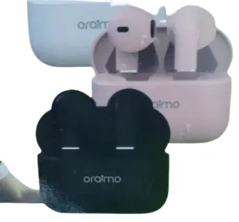 Oraimo Mini 5S Wireless Bluetooth Earbuds with Charging Case HD Sound Quality Pure Bass Audio Hands-Free Calling Voice Control Multi-Point Connection True Wireless Earphones for Android and iPhone   .