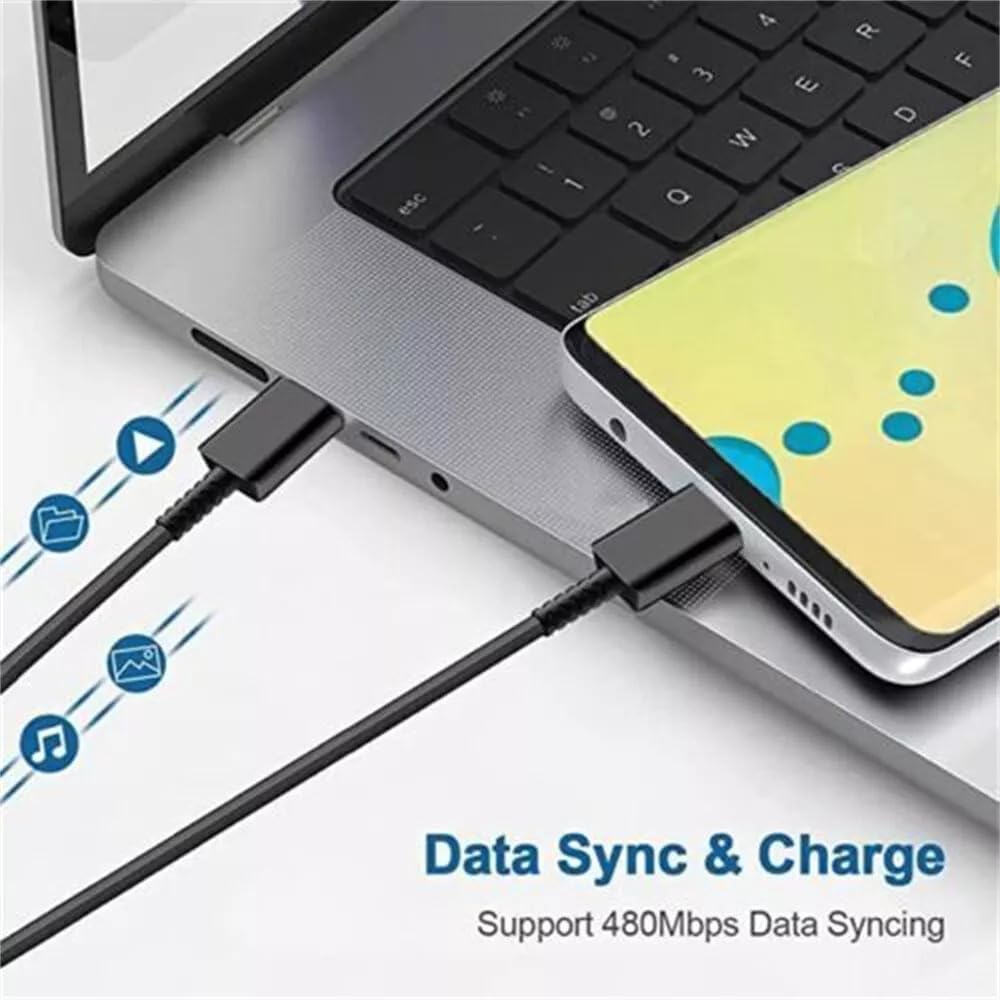 Samsung Super Fast Charging PD Adapter USB-C Wall Charger 25W 35W 45W 65W Power Adapter with Power Delivery Technology for Galaxy Smartphones, Tablets, Laptops, Earbuds and USB-C Compatible Devices  .