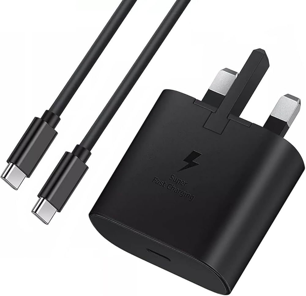 Samsung Super Fast Charging PD Adapter USB-C Wall Charger 25W 35W 45W 65W Power Adapter with Power Delivery Technology for Galaxy Smartphones, Tablets, Laptops, Earbuds and USB-C Compatible Devices  .