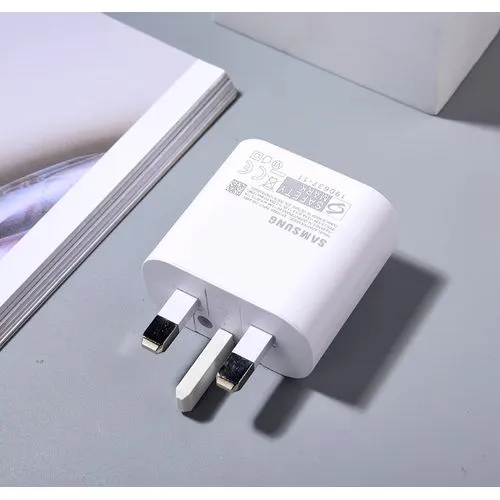 Samsung Super Fast Charging PD Adapter USB-C Wall Charger 25W 35W 45W 65W Power Adapter with Power Delivery Technology for Galaxy Smartphones, Tablets, Laptops, Earbuds and USB-C Compatible Devices  .
