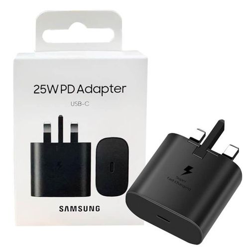 Samsung Super Fast Charging PD Adapter USB-C Wall Charger 25W 35W 45W 65W Power Adapter with Power Delivery Technology for Galaxy Smartphones, Tablets, Laptops, Earbuds and USB-C Compatible Devices  .