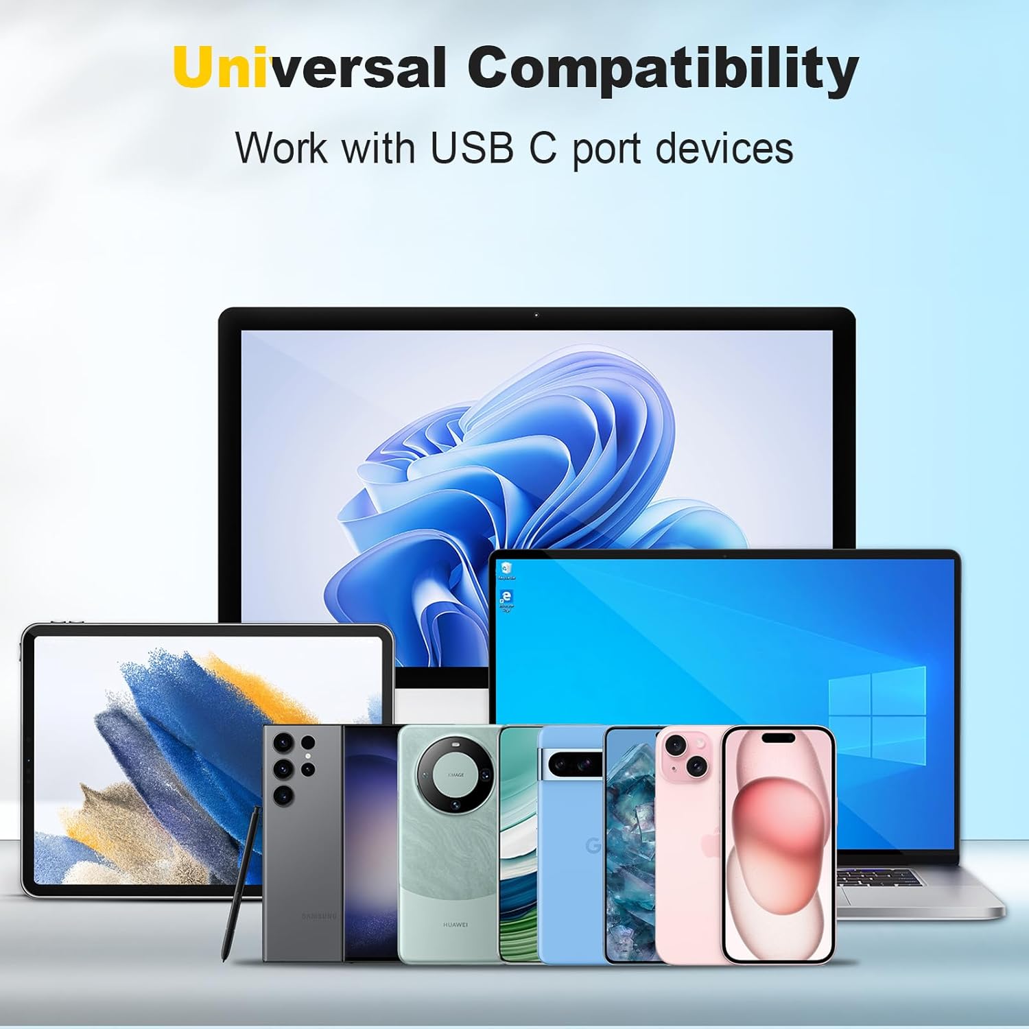 Wireless Lavalier Microphone with Charging Case, USB-C Compatible for iPhone 16/15/Android/PC/laptop, 48KHz/24Bit Mini Lapel Mic, 150ft Range 16H Battery for Recording Live Vlog, interviews & podcast.