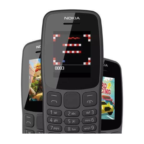 4G Dual SIM Button Feature Phone Long-Lasting Battery Durable Design 4G Connectivity MP3 Player, FM Radio and LED Flashlight Affordable Basic Phone For Everyday Use 106 Nokia106 upgarde.
