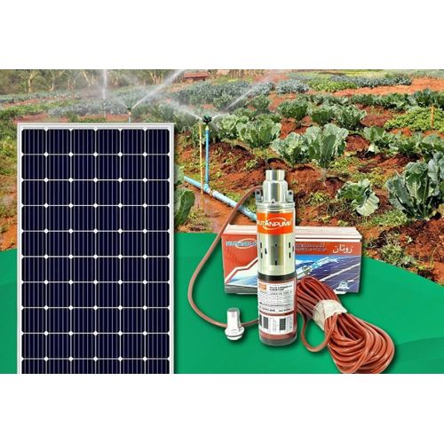 24V 50M Lift Deep Well Pump Submersible Solar Powered Water Pump +FREE 250W SOLAR PANEL +FREE FLOAT SWITCH