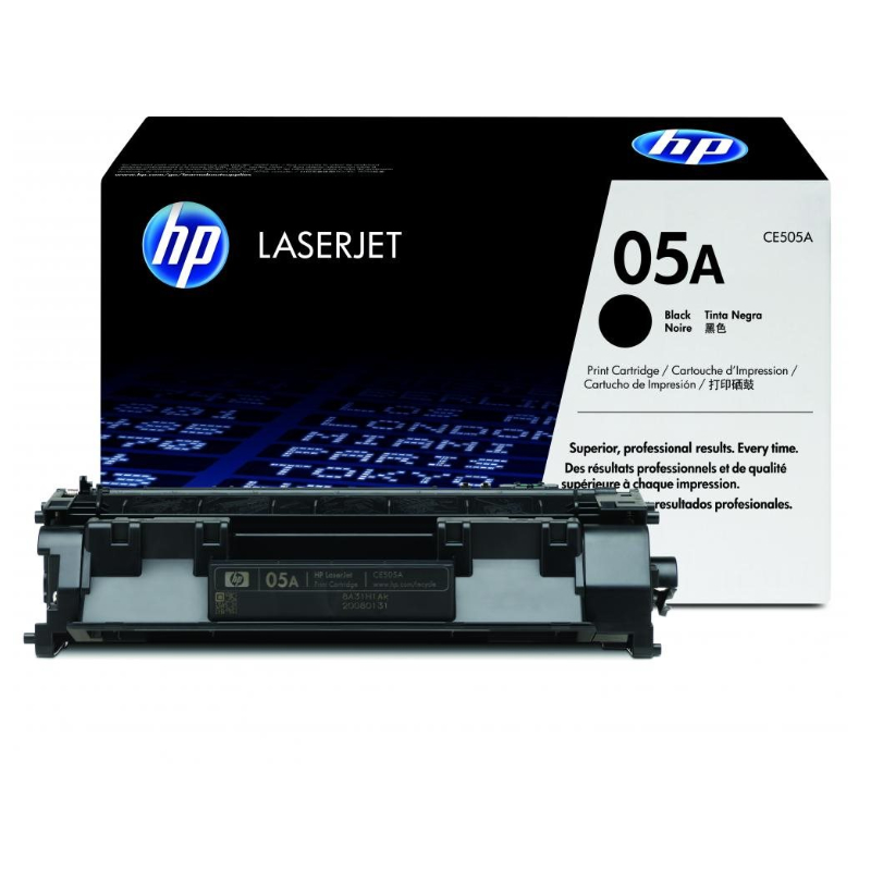 HP 05A Black LaserJet Toner Cartridge (CE505A)