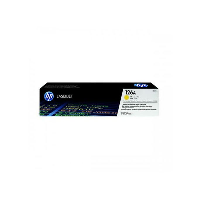HP 126A Yellow  LaserJet Toner Cartridge (CE312A)