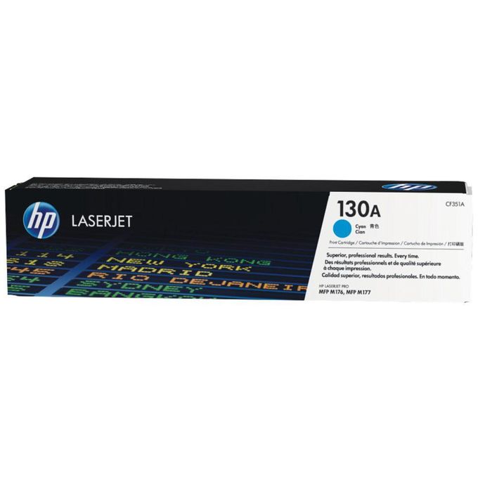 HP 130A Cyan LaserJet Toner Cartridge (CF351A)
