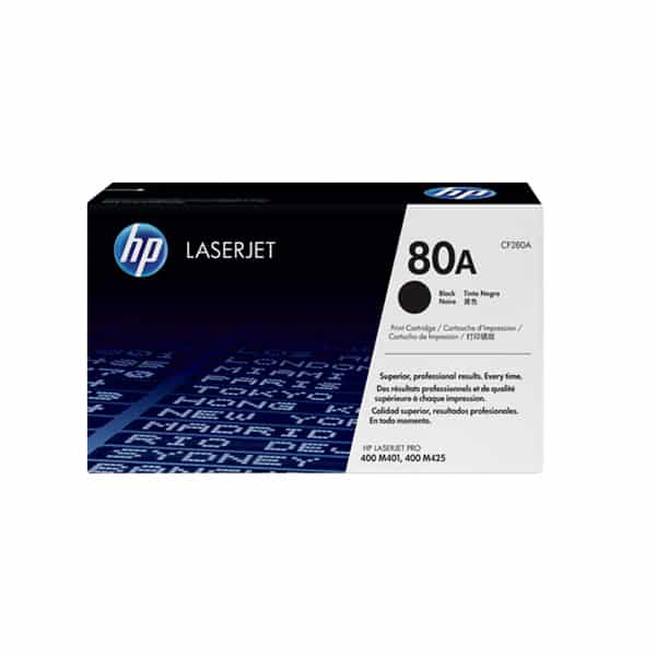 HP 80A Black LaserJet Toner Cartridge (CF280A)