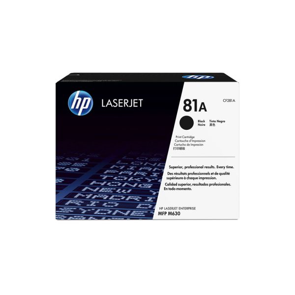 HP 81A LaserJet Toner Cartridge(CF281A)