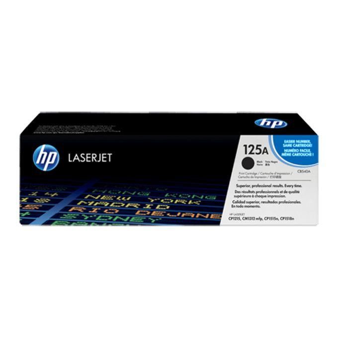 HP 125A Black LaserJet Toner Cartridge (CB540A)